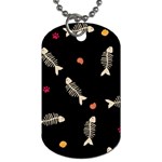 Pattern Design Seamless Fishbone Dog Tag (Two Sides)