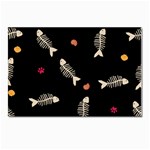 Pattern Design Seamless Fishbone Postcard 4 x 6  (Pkg of 10)