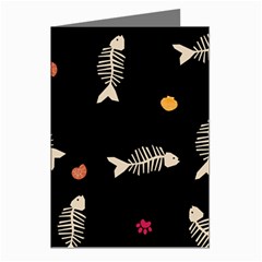 Pattern Design Seamless Fishbone Greeting Cards (Pkg of 8) from ArtsNow.com Left