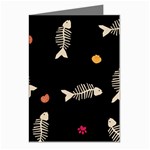 Pattern Design Seamless Fishbone Greeting Cards (Pkg of 8)