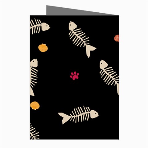 Pattern Design Seamless Fishbone Greeting Cards (Pkg of 8) from ArtsNow.com Right