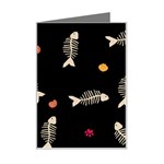Pattern Design Seamless Fishbone Mini Greeting Card