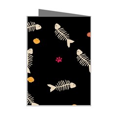 Pattern Design Seamless Fishbone Mini Greeting Card from ArtsNow.com Right