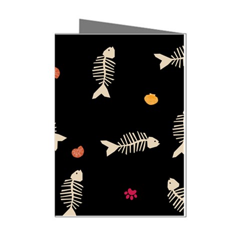 Pattern Design Seamless Fishbone Mini Greeting Cards (Pkg of 8) from ArtsNow.com Left