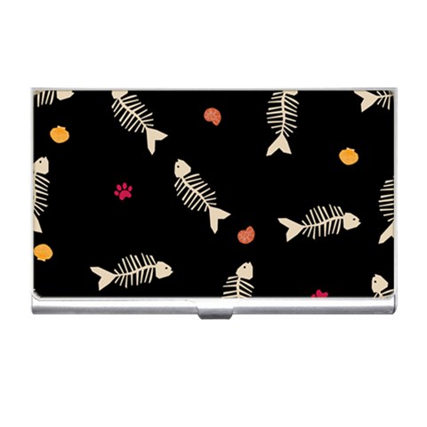 Pattern Design Seamless Fishbone Business Card Holder from ArtsNow.com Front