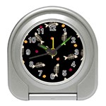 Pattern Design Seamless Fishbone Travel Alarm Clock