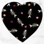 Pattern Design Seamless Fishbone Jigsaw Puzzle (Heart)