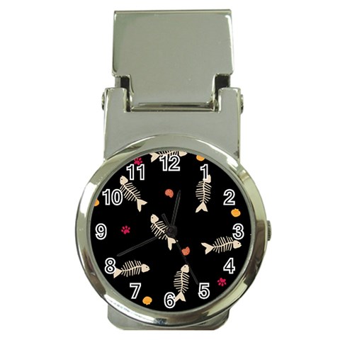 Pattern Design Seamless Fishbone Money Clip Watches from ArtsNow.com Front