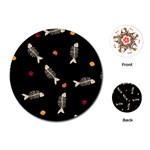 Pattern Design Seamless Fishbone Playing Cards Single Design (Round)