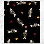 Pattern Design Seamless Fishbone Canvas 8  x 10 