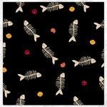 Pattern Design Seamless Fishbone Canvas 16  x 16 