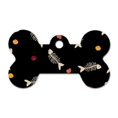 Pattern Design Seamless Fishbone Dog Tag Bone (Two Sides) from ArtsNow.com Back