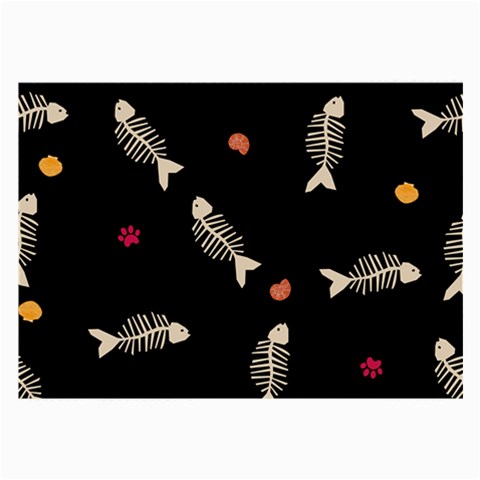 Pattern Design Seamless Fishbone Large Glasses Cloth (2 Sides) from ArtsNow.com Front