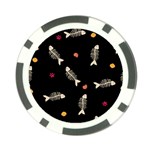 Pattern Design Seamless Fishbone Poker Chip Card Guard