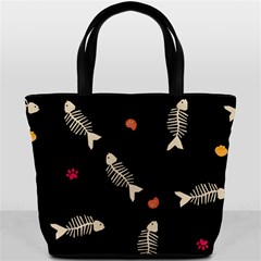 Pattern Design Seamless Fishbone Bucket Bag from ArtsNow.com Front