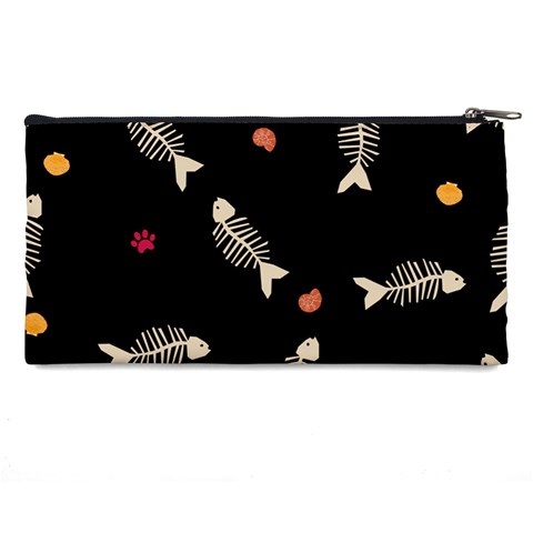 Pattern Design Seamless Fishbone Pencil Cases from ArtsNow.com Back