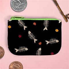 Pattern Design Seamless Fishbone Mini Coin Purse from ArtsNow.com Front