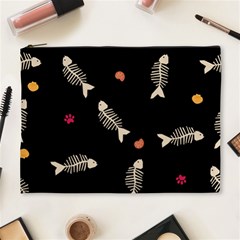 Pattern Design Seamless Fishbone Cosmetic Bag (XL) from ArtsNow.com Front