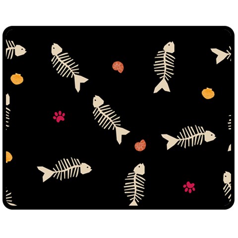 Pattern Design Seamless Fishbone 60  x 50  Fleece Blanket (Medium) from ArtsNow.com 60 x50  Blanket Front