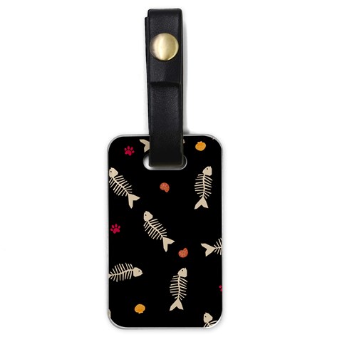 Pattern Design Seamless Fishbone Luggage Tag (one side) from ArtsNow.com Front