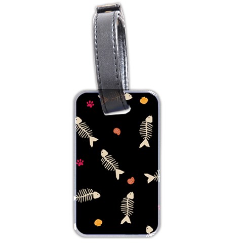 Pattern Design Seamless Fishbone Luggage Tag (two sides) from ArtsNow.com Front