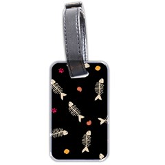 Pattern Design Seamless Fishbone Luggage Tag (two sides) from ArtsNow.com Front
