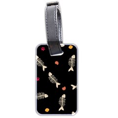 Pattern Design Seamless Fishbone Luggage Tag (two sides) from ArtsNow.com Back