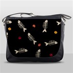 Pattern Design Seamless Fishbone Messenger Bag