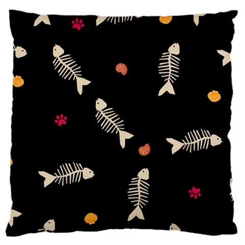 Pattern Design Seamless Fishbone Large Cushion Case (Two Sides) from ArtsNow.com Back