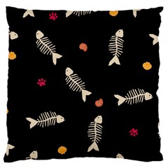 Pattern Design Seamless Fishbone Large Cushion Case (Two Sides) from ArtsNow.com Back