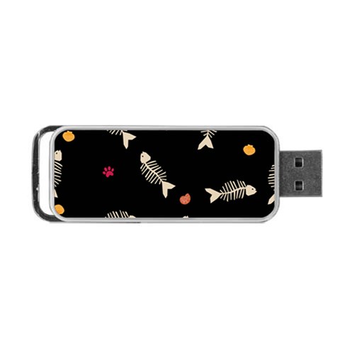 Pattern Design Seamless Fishbone Portable USB Flash (One Side) from ArtsNow.com Front