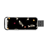 Pattern Design Seamless Fishbone Portable USB Flash (Two Sides)