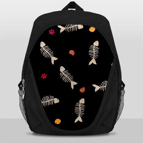 Pattern Design Seamless Fishbone Backpack Bag from ArtsNow.com Front