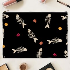 Pattern Design Seamless Fishbone Cosmetic Bag (XXXL) from ArtsNow.com Front