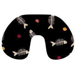 Pattern Design Seamless Fishbone Travel Neck Pillow from ArtsNow.com Front