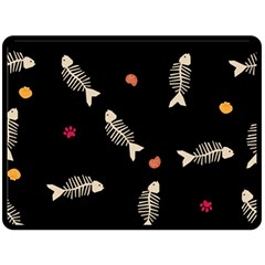 Pattern Design Seamless Fishbone 80  x 56  Two Sides Fleece Blanket (Large) from ArtsNow.com 80 x60  Blanket Front