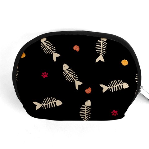 Pattern Design Seamless Fishbone Accessory Pouch (Medium) from ArtsNow.com Front