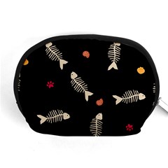 Pattern Design Seamless Fishbone Accessory Pouch (Medium) from ArtsNow.com Front