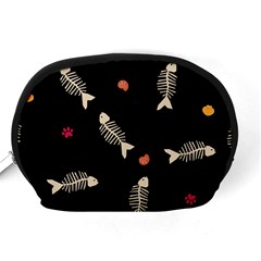 Pattern Design Seamless Fishbone Accessory Pouch (Medium) from ArtsNow.com Back