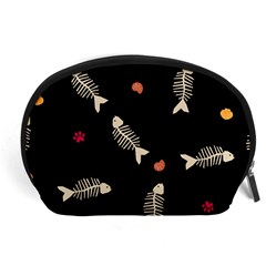 Pattern Design Seamless Fishbone Accessory Pouch (Large) from ArtsNow.com Front
