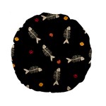 Pattern Design Seamless Fishbone Standard 15  Premium Flano Round Cushions