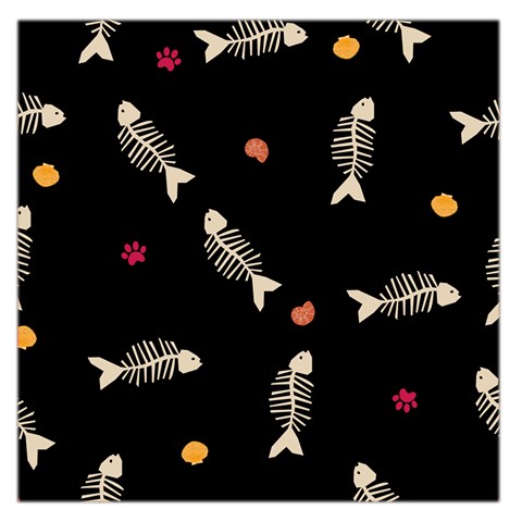 Pattern Design Seamless Fishbone 36  x 36  Square Satin Scarf from ArtsNow.com Front