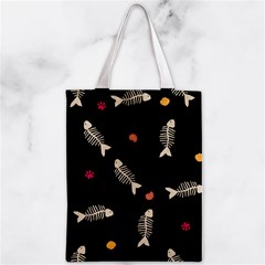 Pattern Design Seamless Fishbone Zipper Classic Tote Bag from ArtsNow.com Back
