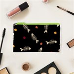 Pattern Design Seamless Fishbone Cosmetic Bag (XS)