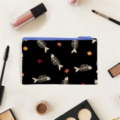 Pattern Design Seamless Fishbone Cosmetic Bag (XS) from ArtsNow.com Back