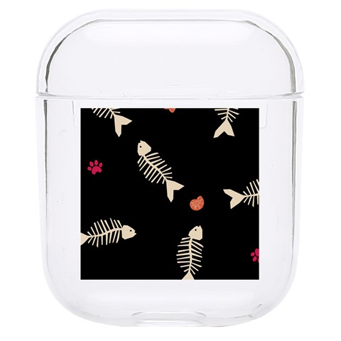 Pattern Design Seamless Fishbone Hard PC AirPods 1/2 Case from ArtsNow.com Front