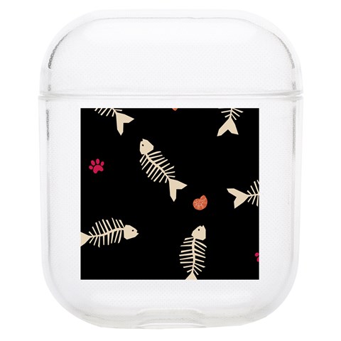 Pattern Design Seamless Fishbone Soft TPU AirPods 1/2 Case from ArtsNow.com Front