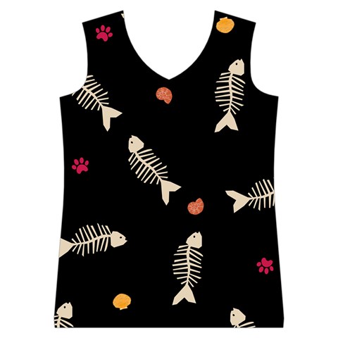 Pattern Design Seamless Fishbone Women s Basketball Tank Top from ArtsNow.com Front