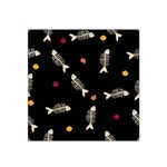 Pattern Design Seamless Fishbone 22  x 22  Satin Bandana Scarf