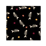 Pattern Design Seamless Fishbone 30  x 30  Large Square Satin Scarf